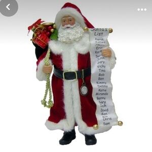 ASHLAND Santa Checking His List” - 10.5” NWT